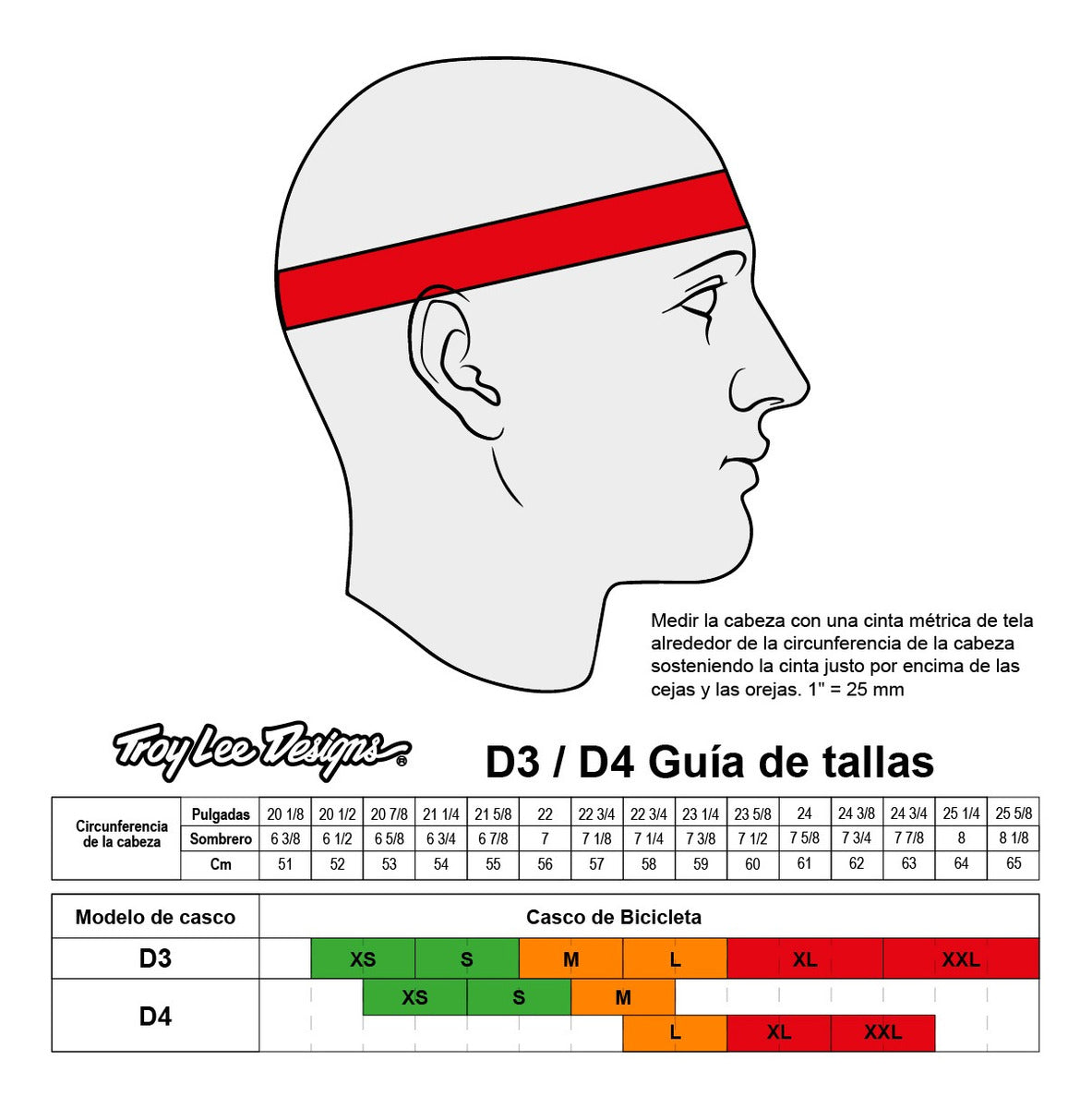 Casco Troy Lee Designs D4 de Carbón Lines Black / Red